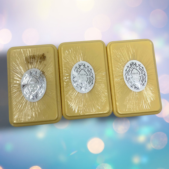 Vintage Lot 3 x New Parfums de Paris Decorative Figural Molded Bar Soaps Sealed - Picture 3 of 5